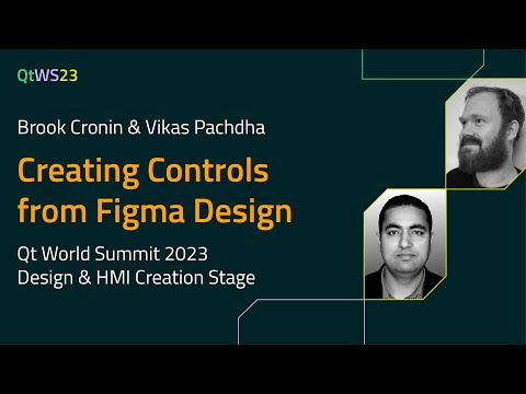 Creating Controls from Figma Design with Brook Cronin & Vikas Pachdha | #QtWS23