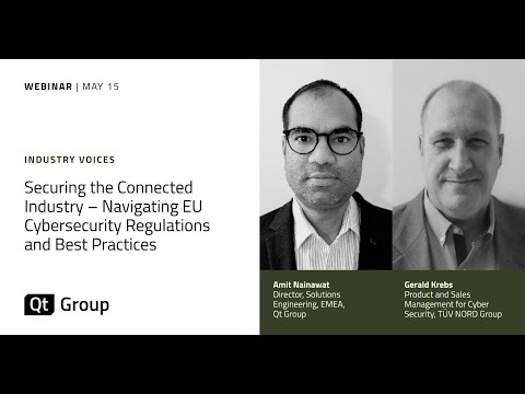 Webinar: Securing the Connected Industry – Navigating EU Cybersecurity Regulations and Best Practices